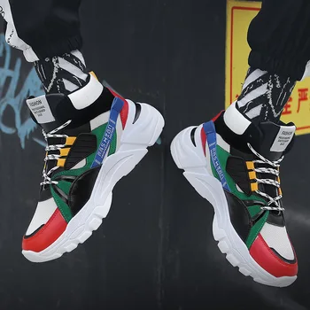 

New Men's Casual Sneaker Fall/winter Anti-skid Deodorant Waterproof Korean Men Rest Shoes Plus Size Tennis Travel Shoes Outdoor