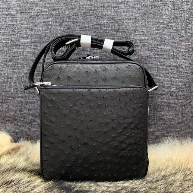 Real Ostrich Skin Hand Bag Real Real Ostrich Leather