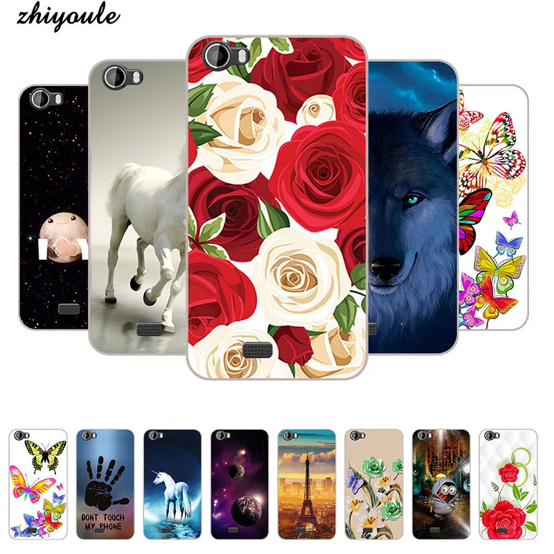 

Fundas Bags For Explay Rio (Rio Play) Hard Plastic Back Cover For Explay Rio Original Printed Cute Animal Flower Phone Case