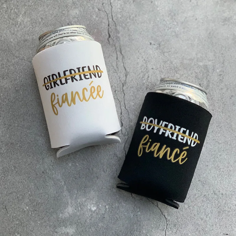 Freundin zu Fiancée Freund zu Fiancé Bier Kann Kühler Paare Engagement party Neu engagiert Braut bräutigam zu werden Geschenk Präsentieren – Detail 1