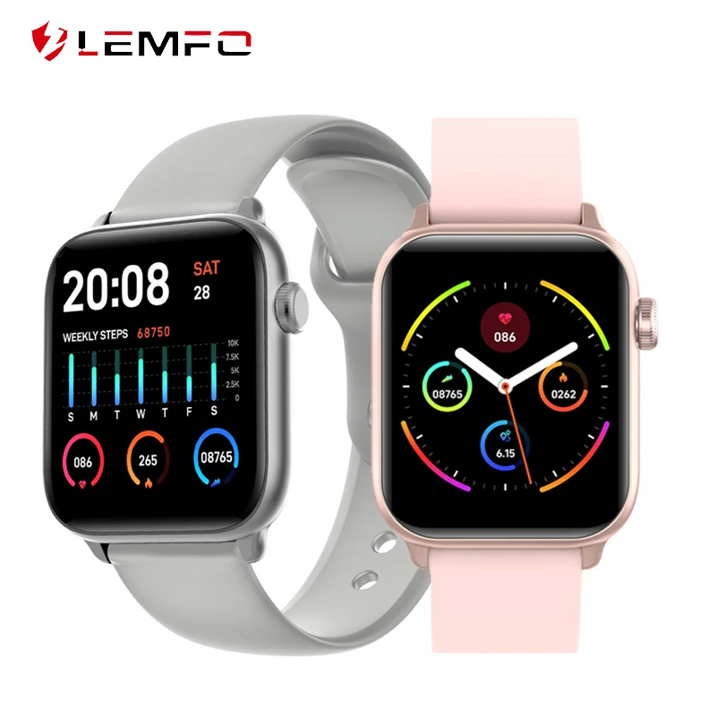 LEMFO 1.3 Inch Full Touch TFT Screen Smart Watch Men IP68 Waterproof Heart Rate Smartwatch For Android IOS Phone | Электроника