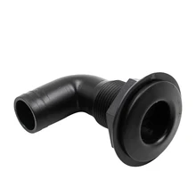 1 дюймов ABS 90 градусов морской дренажный корпус под прямым углом вода выход канализационный порт с обратным клапаном морской 90 ° локоть лодка аксессуары
