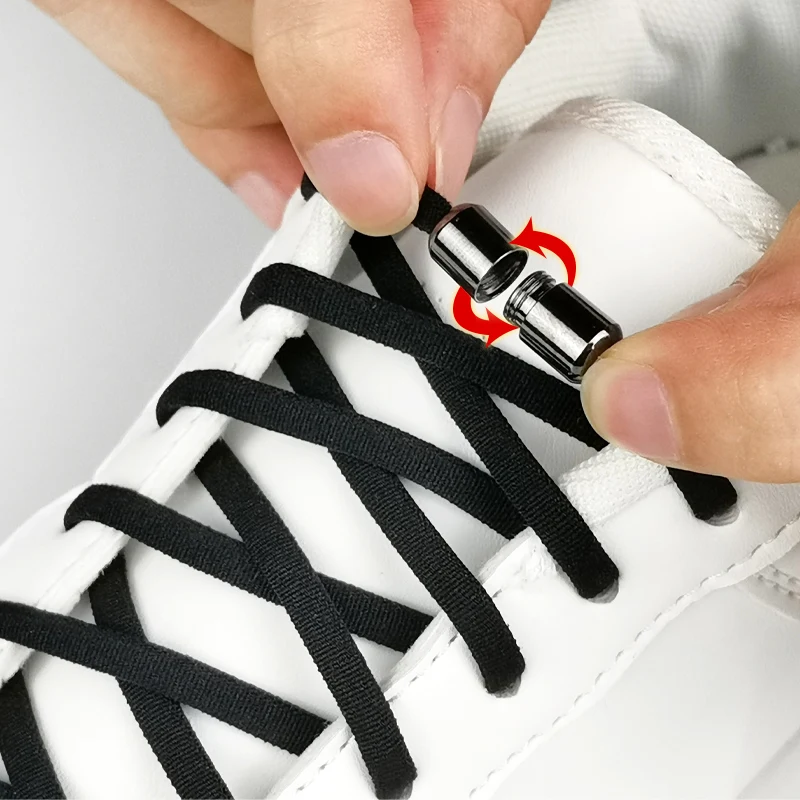 Special Price Cordones elásticos sin atar para zapatos para niños y adultos, cordones para zapatillas, cierre de Metal, 2021 lbQKMkdK0qk