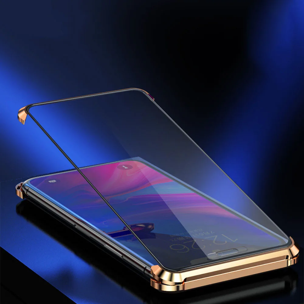 

Frameless Tempered Glass case Magnetic Adsorption case for Iphone XS MAX XR XS X 8PLUS 8 7 7PLUS