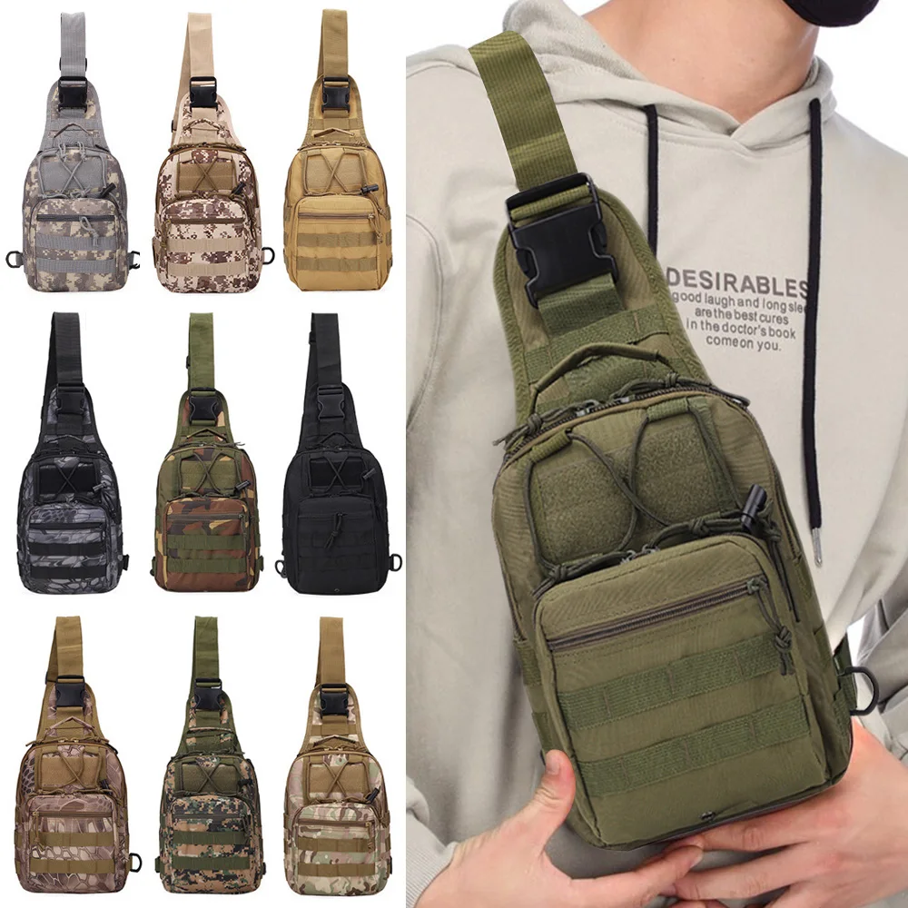 

Hiking Trekking Backpack Sports Climbing Shoulder Bags Tactical Camping Hunting Daypack Fishing Outdoor Military Shoulder Bag