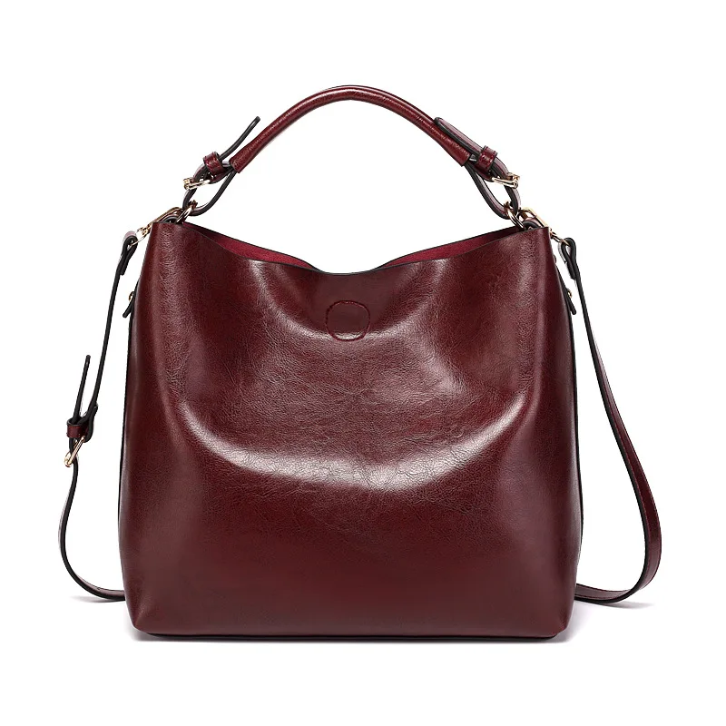 Women's single shoulder bag oblique satchel bag simple handbag European and American retro mother bag
