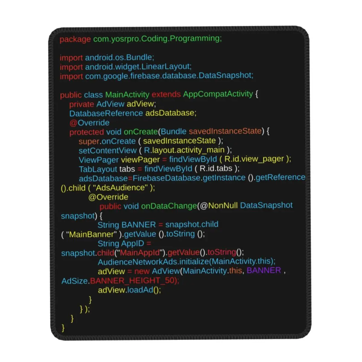 Real Life Coding Programming Mouse Pad Square Gamer Mousepad Non Slip ...