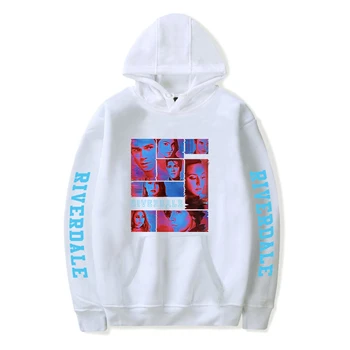 

Riverdale Hot sale Hoodies Men Women Casual Autumn Sweatshirts Fashion Hip Hop Hooded print Riverdale Hoodie Men white pullovers
