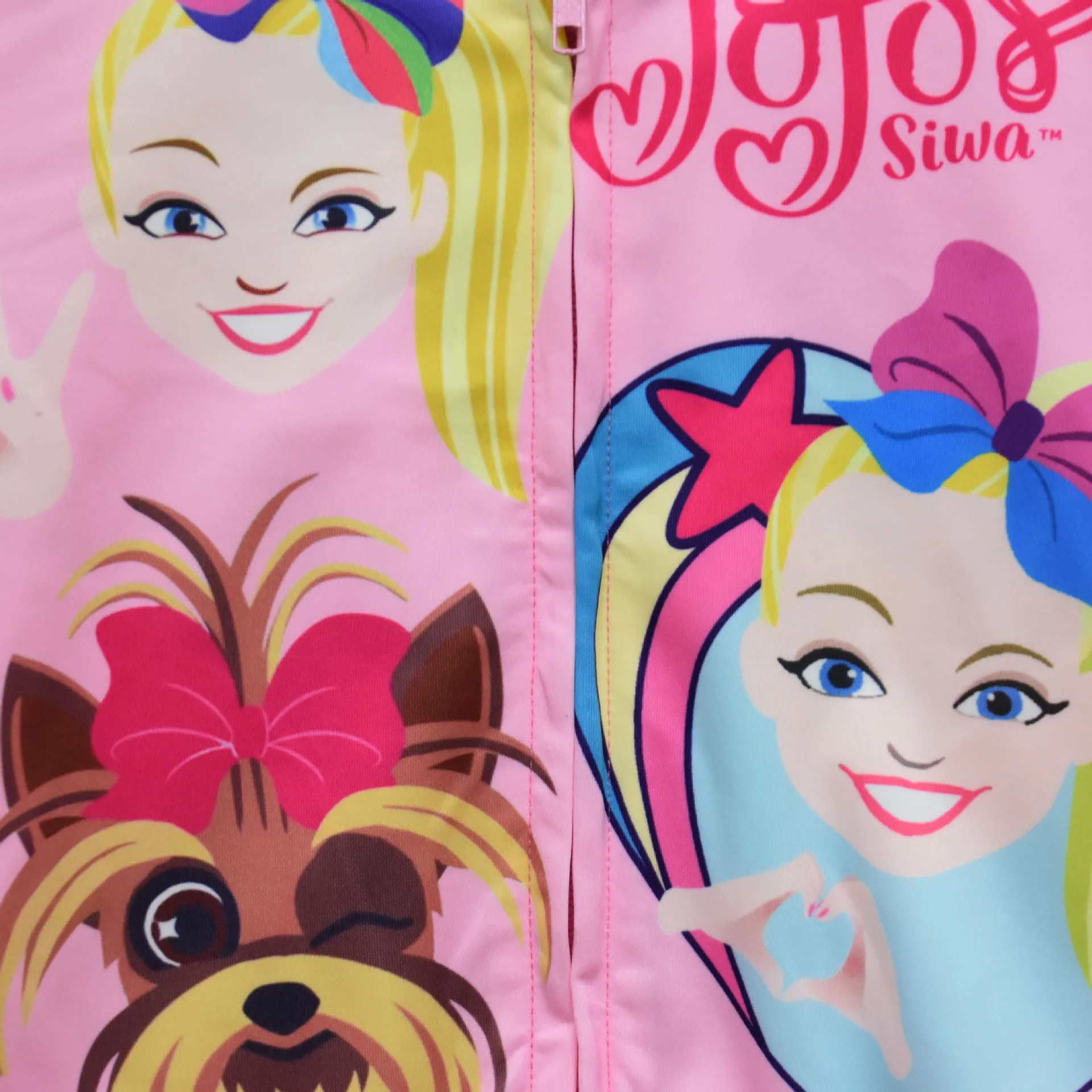 JOJO Siwa куртка для девочек на молнии, верхняя одежда с капюшоном и принтом с героями мультфильмов длинные рукава девочки; дети Atunmn Толстовка Повседневное Милая верхняя одежда Косплэй; Прямая поставка