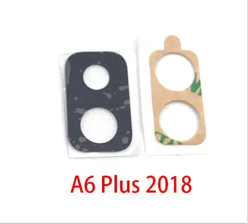 10 шт./лот, задняя камера стеклянная крышка для объектива для samsung A7 A9 A750 A920/A6 Plus стекло для камеры с адезирующей наклейкой - Цвет: A6 Plus 2018