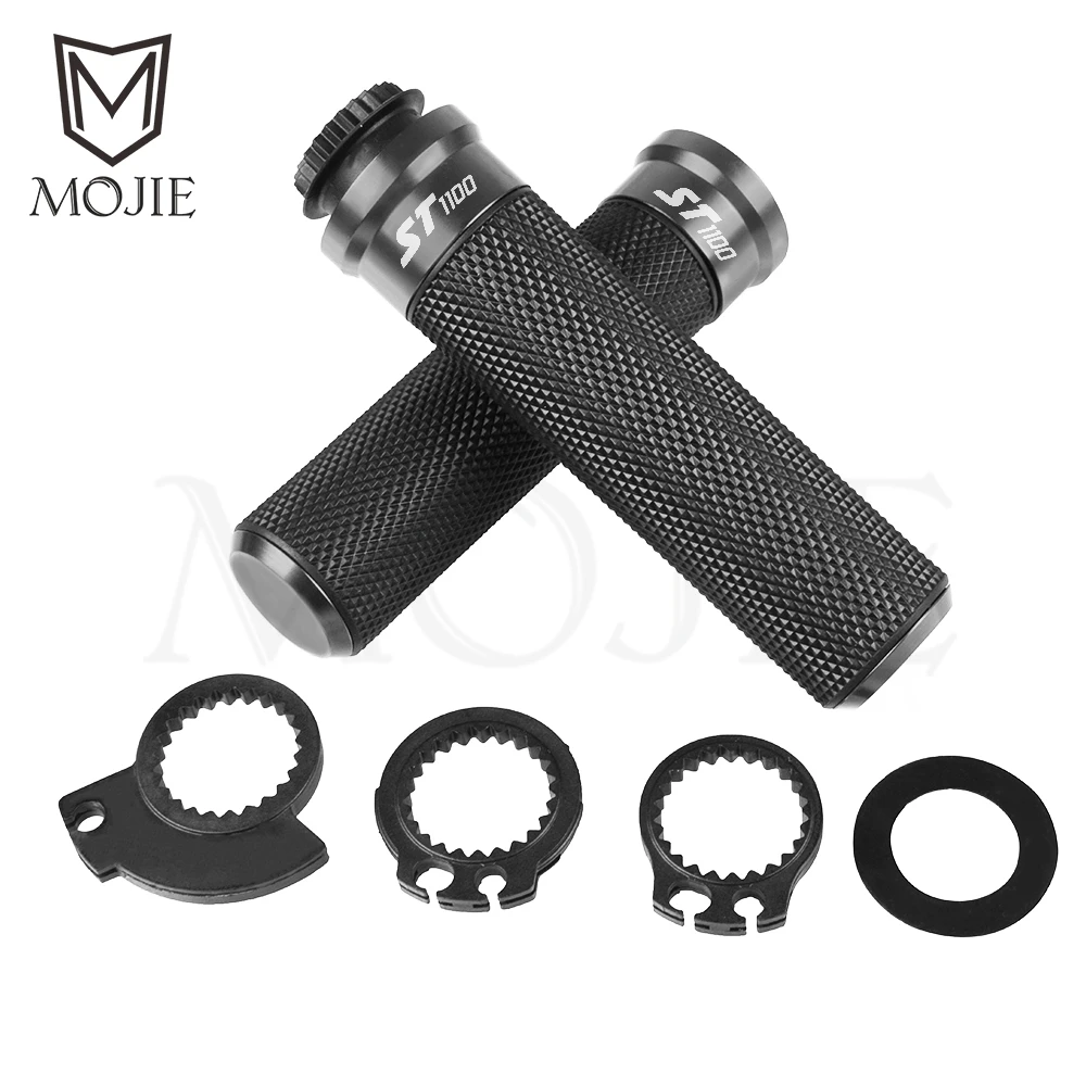 For HONDA ST1100 ST 1100 1991-2003 2002 2001 2000 1999 1998 7/8" 22MM Motorcycle Handle Bar Handlebar Grips Scooter Cover End