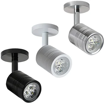 

Round Modern Design 3W 5W LED Wall Lamp Flexible Home Hotel Bedside Reading Lamp Wall Light Fashion Book Light Aluminum LED Bulb