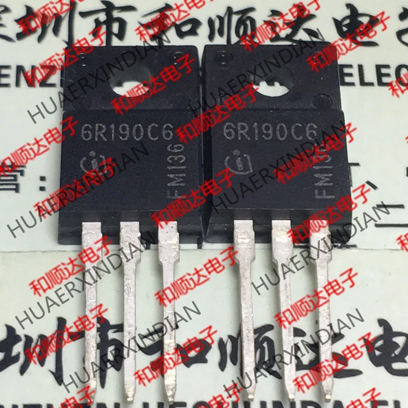 5 шт., новые оригинальные кнопки 6R190C6 IPA60R190C6 TO-220F 650 59A