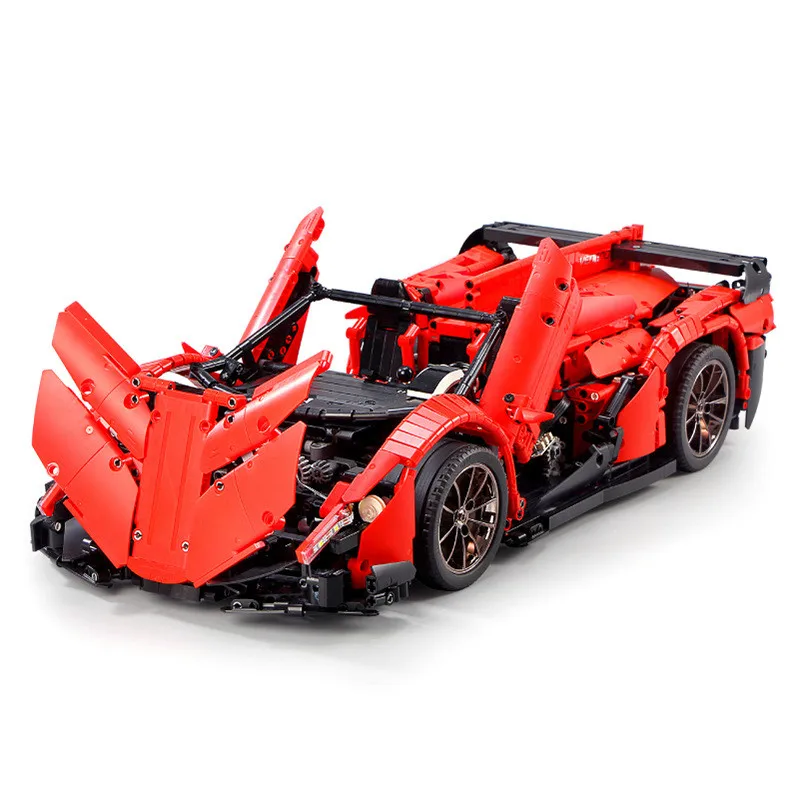 

13079 App RC Car MOC-10559 Red racing car Motor Power Functions Fit Technical Building Blocks Bricks Toys Gift for Children