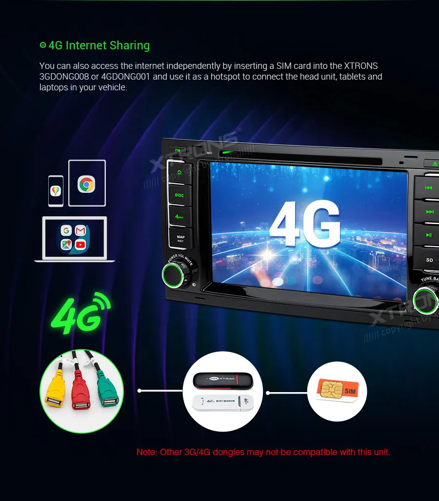 Sale XTRONS 7" Android 9.0 Octa Core 64G ROM 4G RAM Car DVD Player Multimedia GPS System Custom Fit for Volkswagen 2004-2011 18