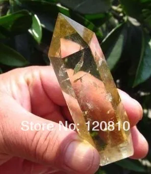 

long AAA NATURAL CITRINE SMOKY QUARTZ CRYSTAL POINT Healing