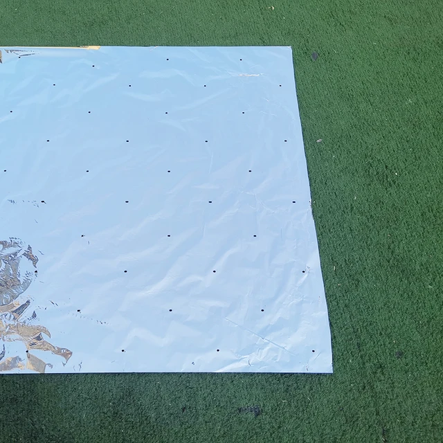 Kerti Gyümölcsös Dupla Oldalú Fényvisszaverő Talajtakaró Áteresztő Mylar Patch Mezőgazdasági Ezüst Növény Növekedési Takaró Gyümölcs Előmozdító Vörös - Image 2