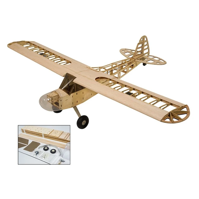 RC Airplane Balsa J3 Plane Model Aircraft 1.2M Wingspan Aeromodelismo Woodines Model Plane Building Kits _ - AliExpress Mobile