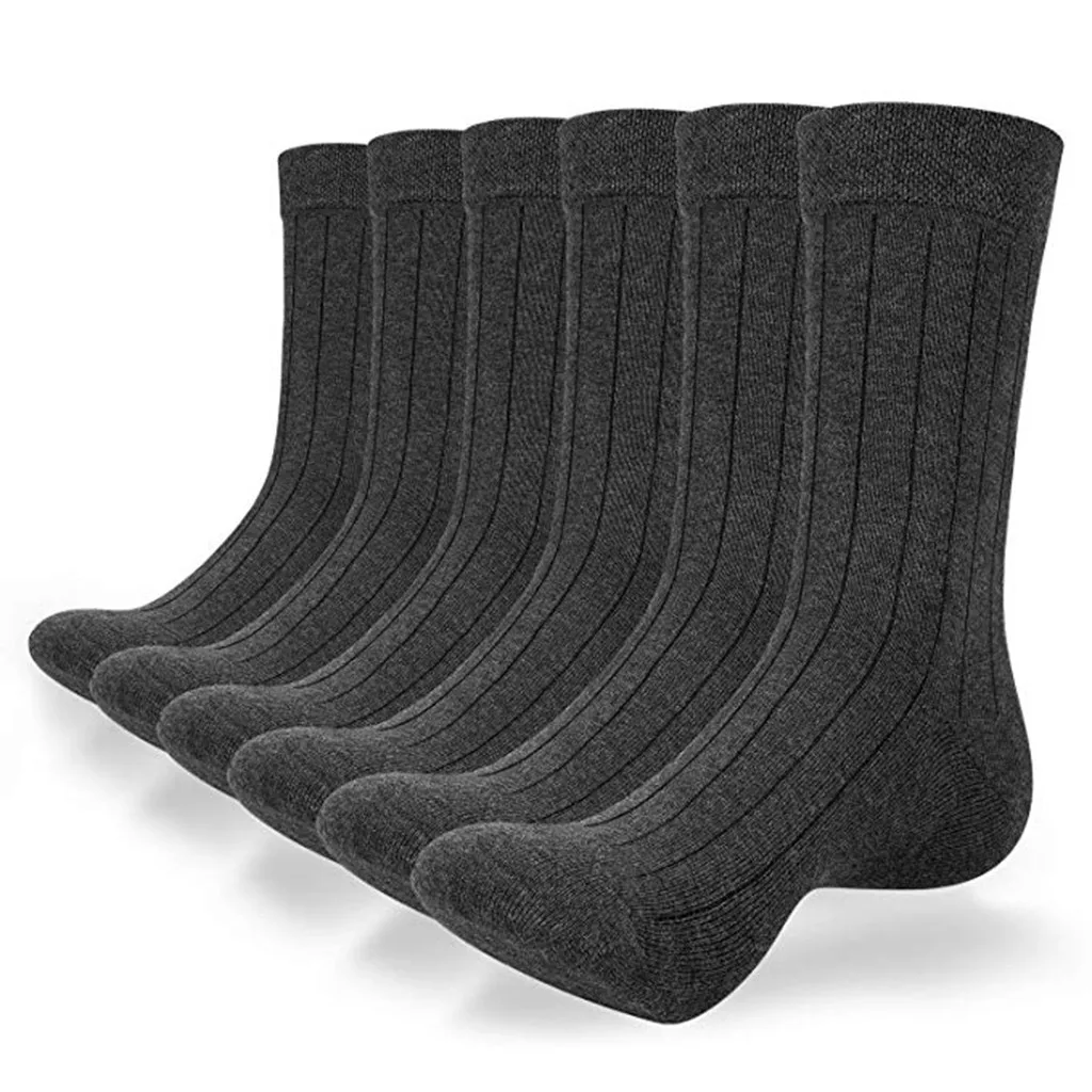 6 пар носков унисекс повседневные носки в деловом стиле невидимые полосатые носки средней длины дышащие спортивные носки для скейтборда calcetines# D