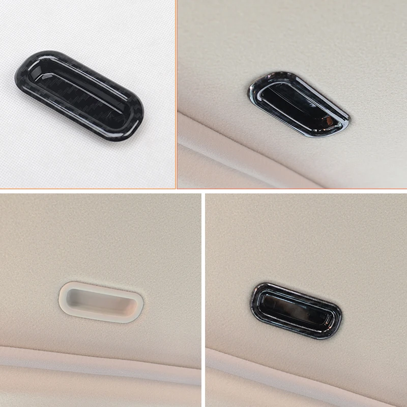 For Mitsubishi Pajero Shogun V80 2007-2019 ABS Carbon Fiber Interior Sunroof Switch Frame / Handle Cover Trim Car Accessories | Автомобили