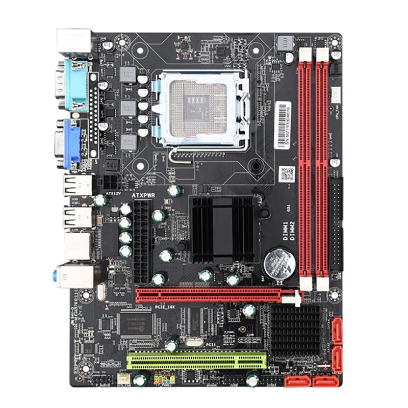 Материнская плата G31 для компьютера двухканальная SATA2.0 Φ LGA 775 Pin поддерживает