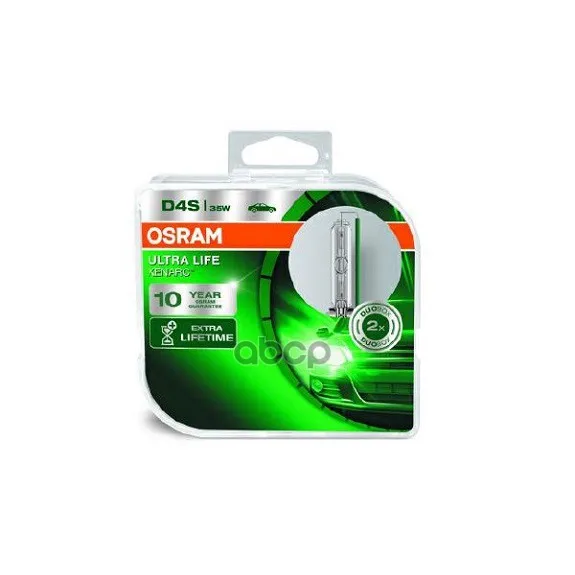 Комплект Ламп D4s 42v 35w P32d-5 Xenarc® Ultra Life 10 Лет Гарантии 2шт.(1к-Т) Osram арт. 66440ULTHCB