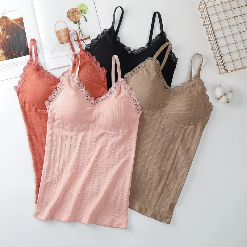 

2020 UMKA Autumn/Winter New Thick Base Underwear Adjustable Shoulder Strap V-Neck No Steel Ring Women's Underwear Wrapped Chest