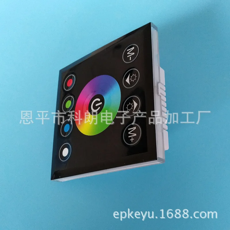 Высокая Давление AC110V 220V макет сенсорный RGB проблесковый маяк светодиодный контроллер 86 Тип сенсорный контроллер
