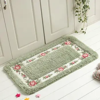 

35 Square Doormat Floor Carpet for Living Room Bedroom Hallway Water Absorption Non-slip Bathroom Mat Toilet Rug Foot Pad 40