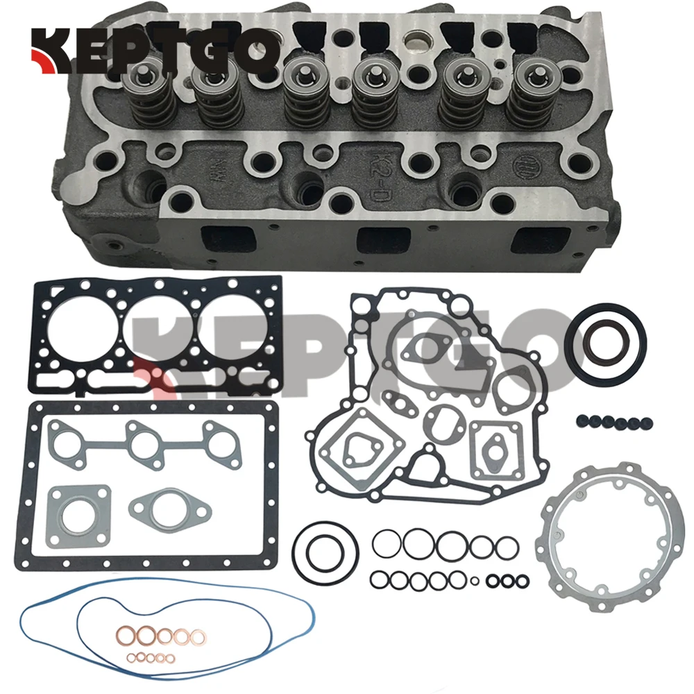 

New D1105 D1105EB Cylinder Head Complete Full Gasket For Kubota B2400 16030-03044