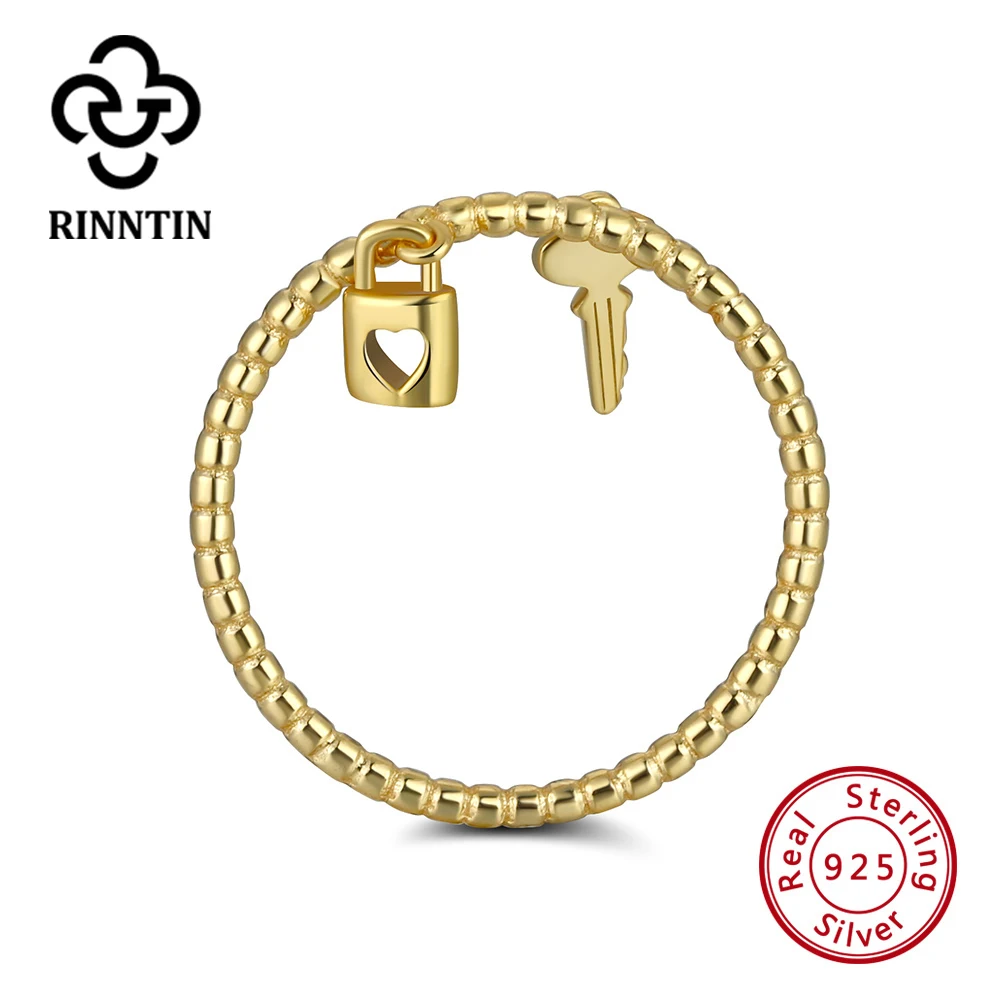 Брелок для влюбленных Rinntin из стерлингового серебра 925 пробы женское корейское