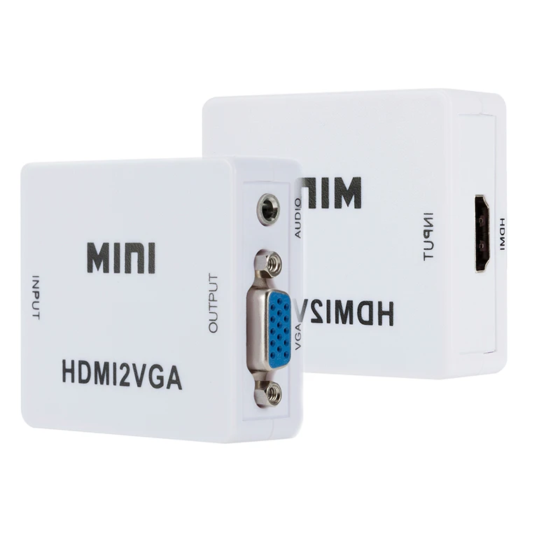 VGA к HDMI Full HD 1080P видео конвертер адаптер для ПК ноутбука DVD ТВ Горячая