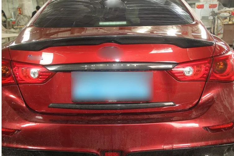 Спойлер для Infiniti Q50 Q50S спойлер для губ задний спойлер багажника из углеродного волокна задний спойлер для автомобиля Infiniti Q50 спойлер+ UP
