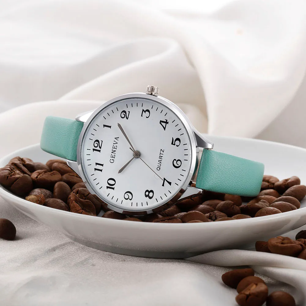 Splendid часы для женщин Топ Бренд роскошные часы повседневное кожаный ремешок корейский кристалл заклепки браслет часы Девушки Дамы Relogio подарок