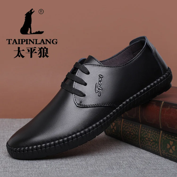 

MEN'S SHOES 2019 Autumn New Style MEN'S Casual Leather Shoes Nappa Moccosins England Loafers Men's