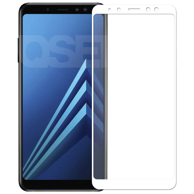 9D закаленное стекло для samsung Galaxy A3 A5 A7 A6 A8 Plus A9 Защитная пленка для экрана