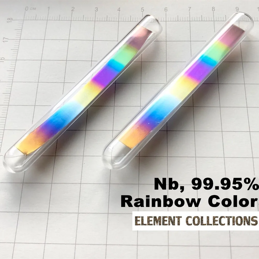 Красочный металлический кубик плотности Niobium Nb 99.99% чистый для коллекции элементов ручной работы DIY хобби ремесла дисплей стекло герметичный