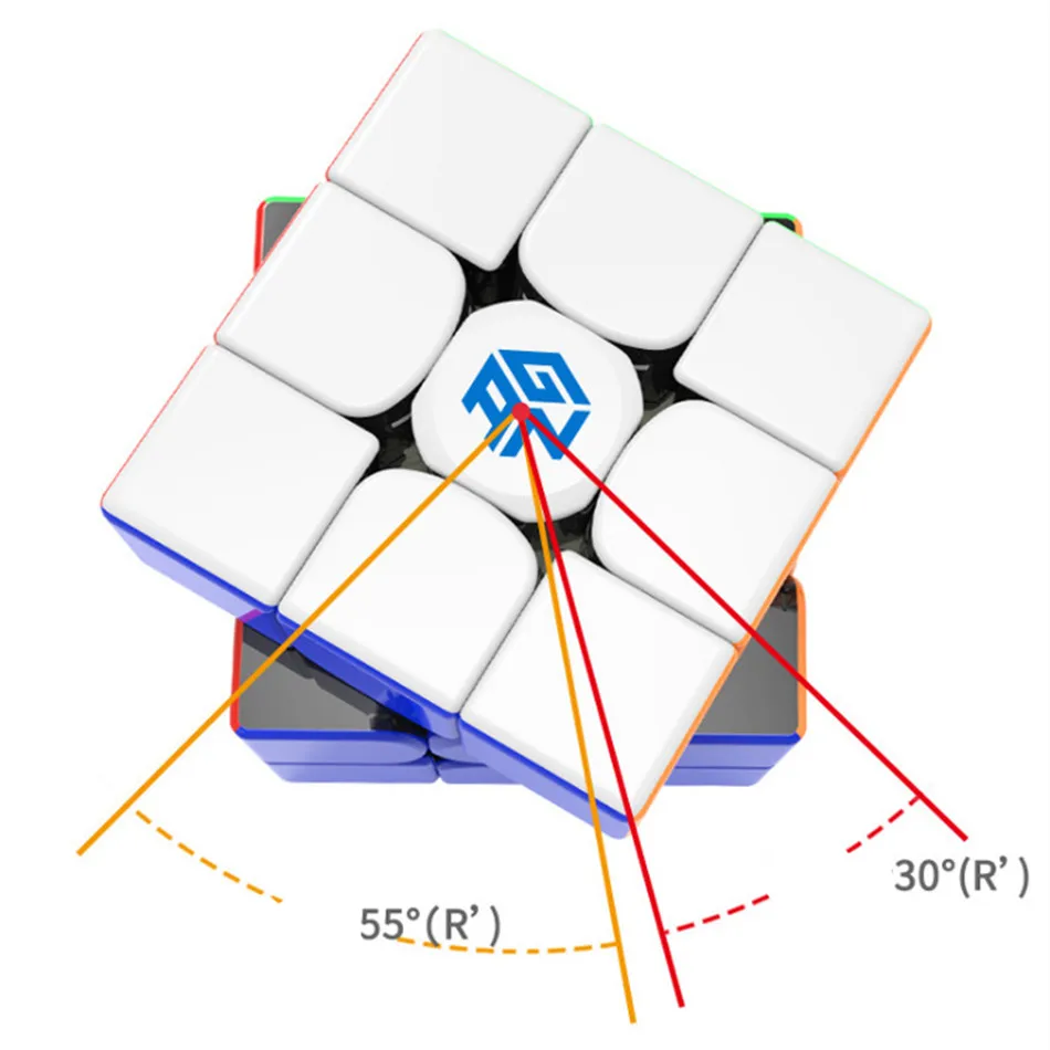 Original GAN 356 R S 3x3 Cube Professional Speed Cube Puzzle 356R S Magic Cube 3x3 Cubes Gan 356rs Educational Toys For Children 3