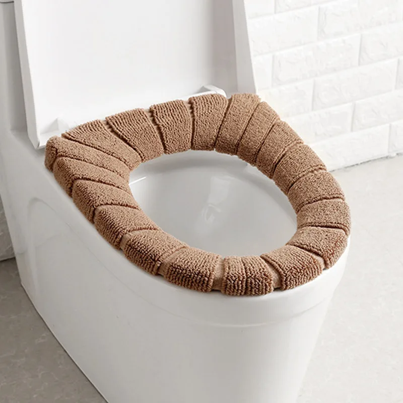 Ванная комната подушка для унитаза Closestool моющийся Мягкий теплый коврик накладка DIN889