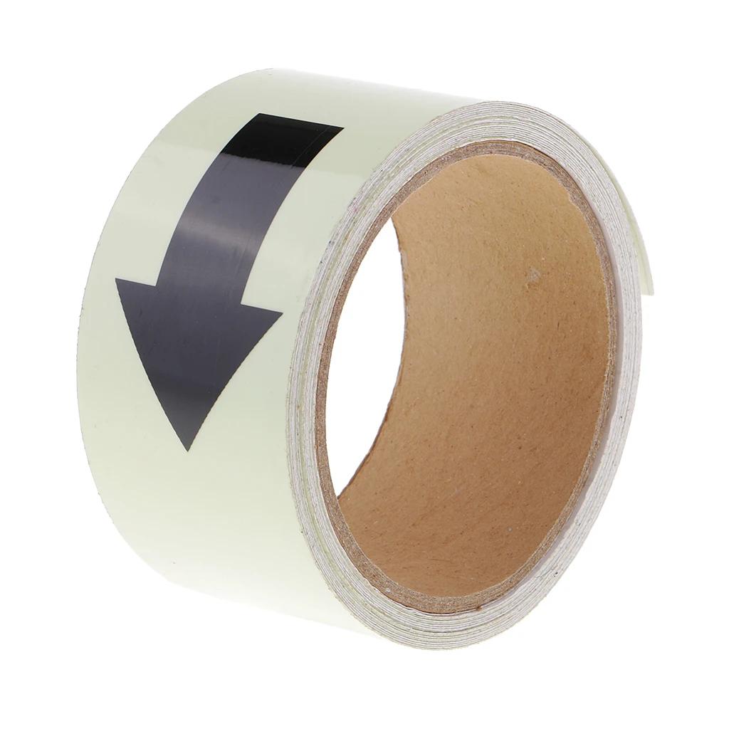 5M Luminous Tape Night Vision Glow Self-Adhesive Safety Security Tapes Floor Steps Sign 5CM | Дом и сад