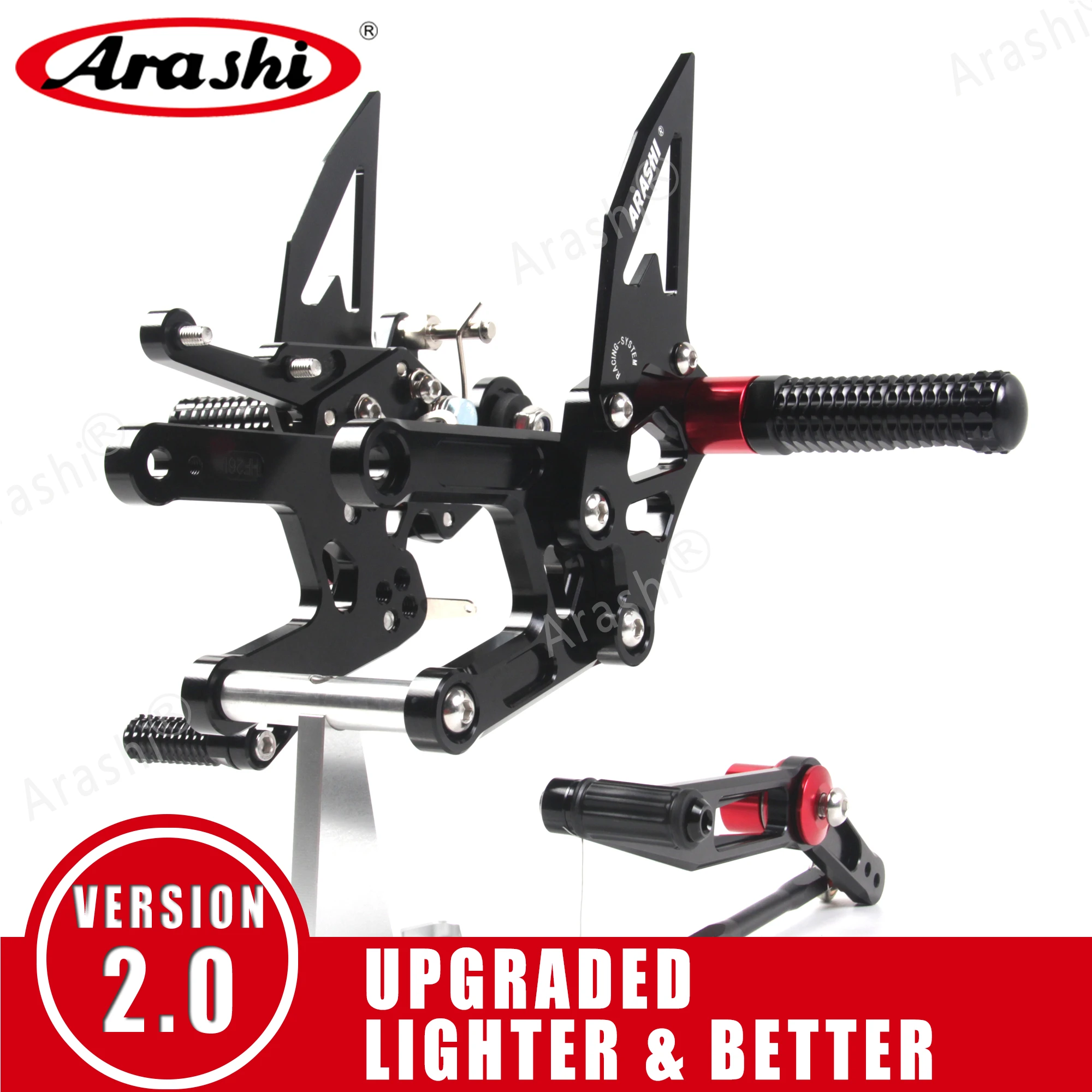 Араши для YAMAHA YZF R6 2003 2018 CNC регулируемая подножка мотоцикла Rearset подножки 2011 2012 2013