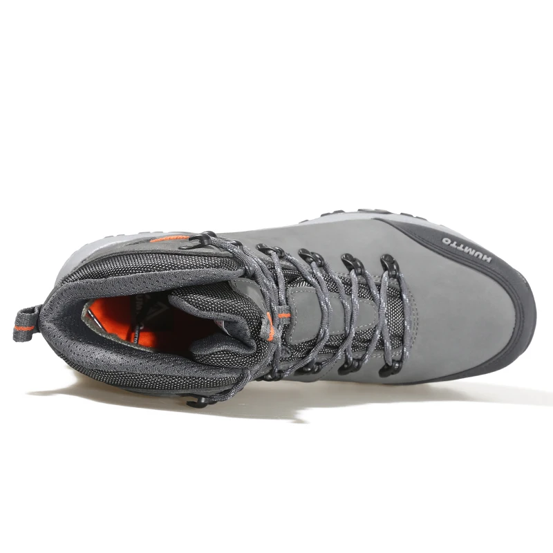 HUMTTO Waterproof Hiking Boots for Men Leather Outdoor Trekking Sneakers Man Winter Hunting Camping Mountain Tactical Shoes Mens