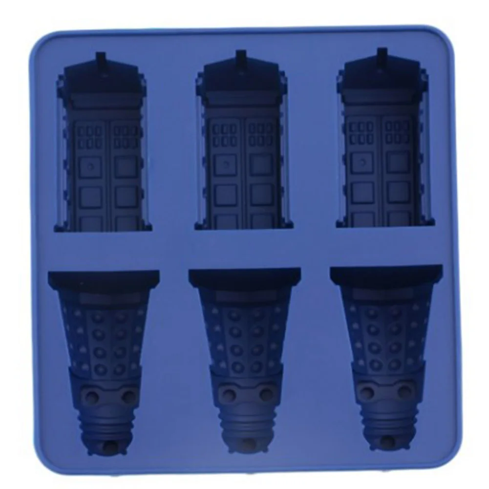 Doctor Who Food Grade Ice Tray Candy Jello Chocolate Mold Kitchen Ware