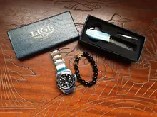 LIGE-reloj de cuarzo deportivo para hombre, accesorio Masculino de pulsera resistente al agua 30ATM con calendario, complemento Masculino de marca de lujo con diseño moderno