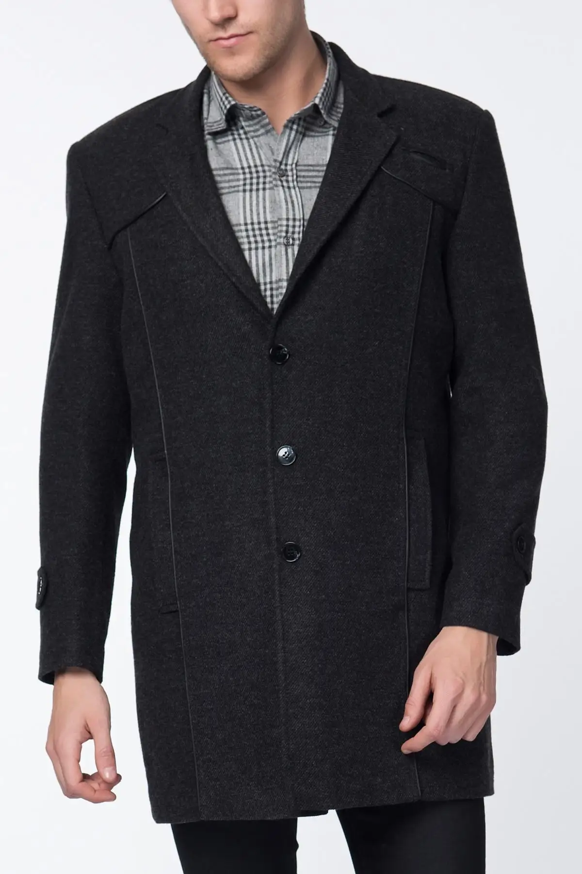 Dewberry мужские диагональные Overcoat-1025Kes07640