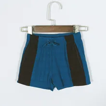 BOBOZONE/синие и черные шорты для мальчиков и девочек; летние шорты с вышивкой в виде собаки