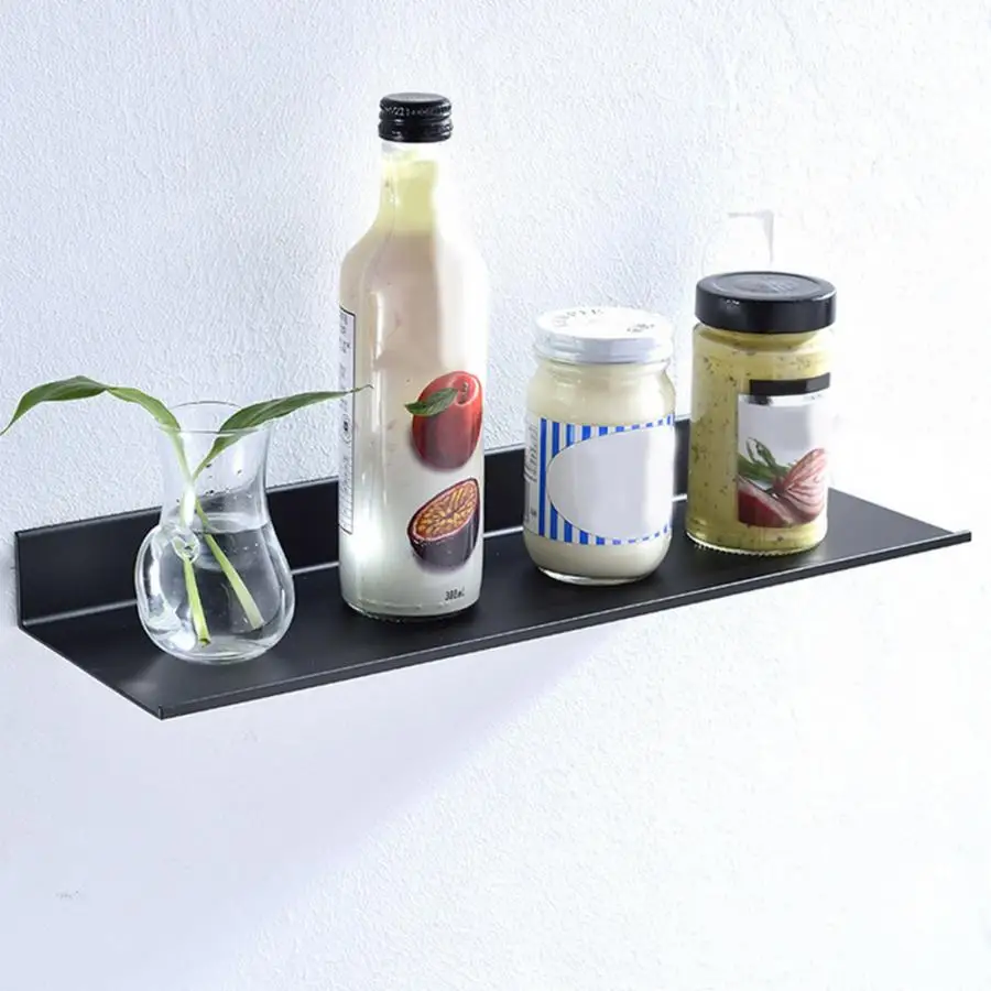 Держатель для бумажных полотенец черный однослойный алюминиевый Матовый