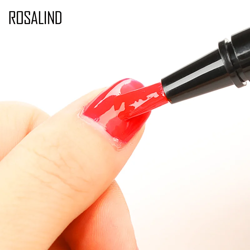 ROSALIND УФ-гель для ногтей неоновый цвет Гибридный лак гель для дизайна ногтей Удлинитель Набор Маникюрный светодиодный светильник верхняя основа пальто