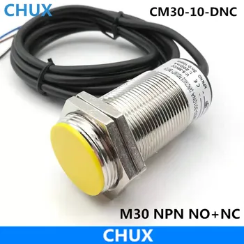 

Capacitive proximity sensor NPN M30 NO+NC flush type 10mm detection distance liquid level capacitance switch