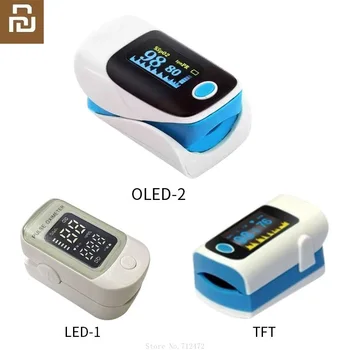 

New Oximeter Finger Clip Heart Rate Monitoring OLED Screen Heartbeat Pulse Monitor Blood Oxygen Saturation Detector